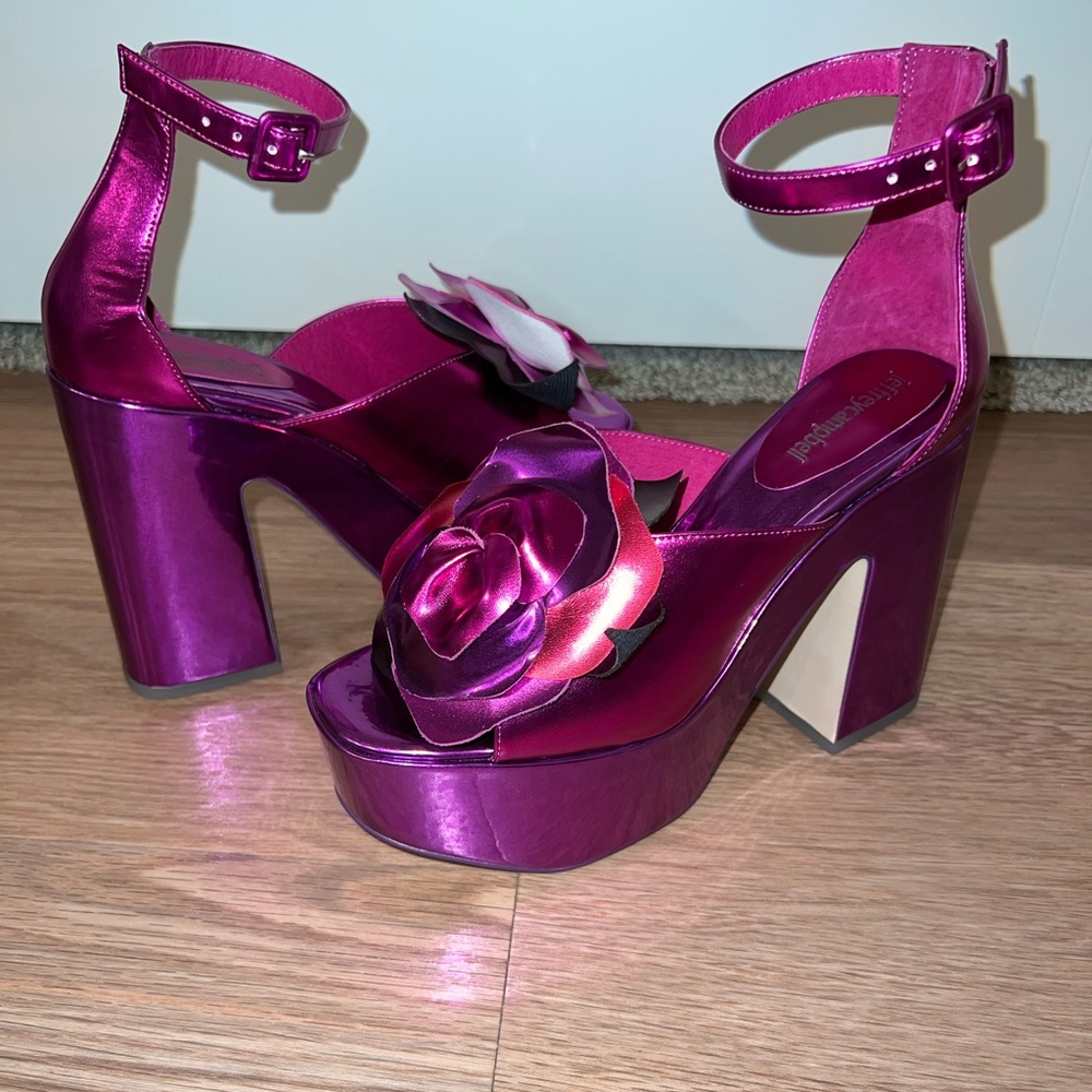 Jeffrey Campbell ‘Candace’ Platform Sandal Shoes 9 NEW!
